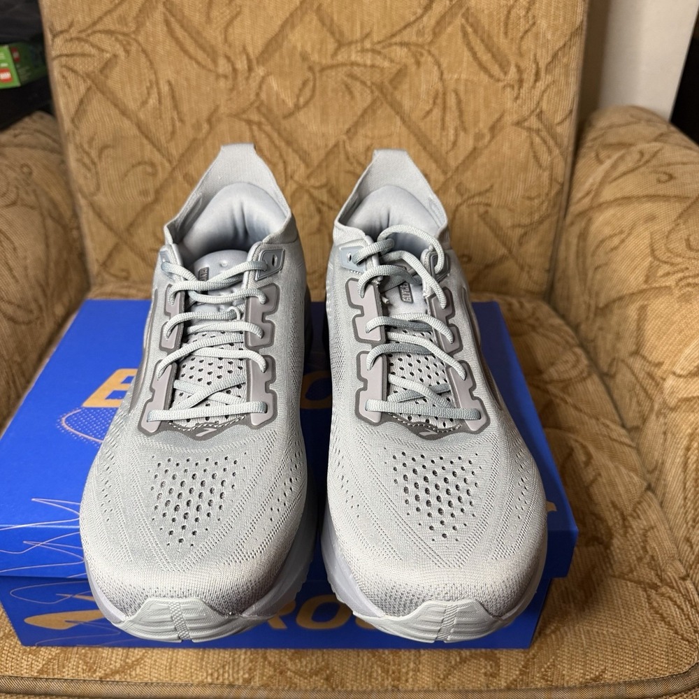 Brooks Glycerin 23 Shoes Mens Size 12 2E (EE) Wide Gray Sneakers 1104762E096 New - Picture 4 of 7